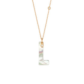 Roségold, Halsschmuck, Gellner Love Letters Collier, Ref: 2-81713-12