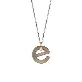 Silber farbig beschichtet, Halsschmuck, Gellner Love Letters Collier, Ref: 2-81716-05