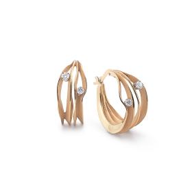 Roségold, Ohrringe, Annamaria Cammilli Dune Ohrringe GOR1242J
