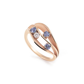 Roségold, Ringe, Cammilli Dune Color Ring GAN3383PT01