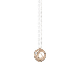 Roségold, Halsschmuck, Cammilli Dune Halskette GPE2442N