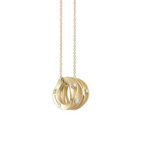 Gelbgold, Halsschmuck, Annamaria Cammilli Dune Halskette GPE2446U