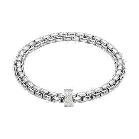 Weißgold, Armschmuck, FOPE Eka Flex'it Armband mit Diamantpavé, Ref: 70405BX_PB_B_XBX_00M