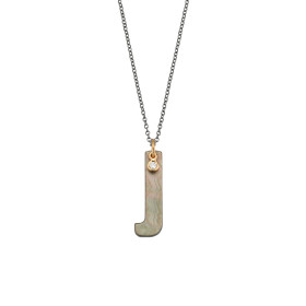Silber farbig beschichtet, Halsschmuck, Gellner Love Letters Collier, Ref: 2-81714-10