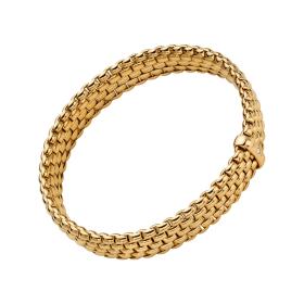 Gelbgold, Armschmuck, FOPE Panorama Flex'it Armband mit weißen Brillanten 01M04BX_BB_G_XGX_0XS