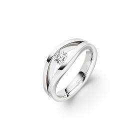 Platin, Ringe, Henrich & Denzel Tensio Solitärring P7500.03000