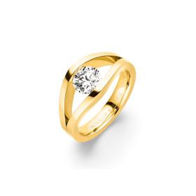 Gelbgold, Ringe, Henrich & Denzel Tensio Solitärring G7500.09000