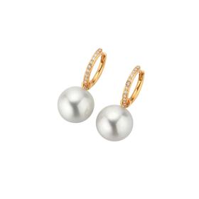 Roségold, Ohrringe, Gellner H2O Creole mit Einhänger 5-24267-01