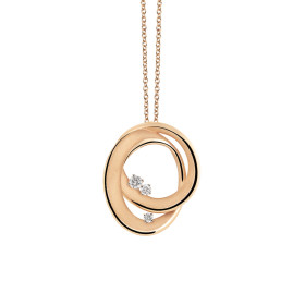 Roségold, Halsschmuck, Cammilli Firenze Icon Anhänger mit Halskette GPE3651ICOJ