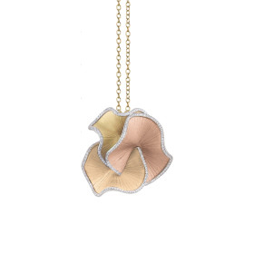 Weißgold, Halsschmuck, Cammilli Sultana Anhänger mit Halskette GPE3742T