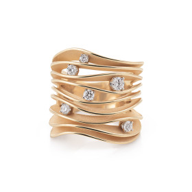 Roségold, Ringe, Cammilli Dune Ring GAN3360J