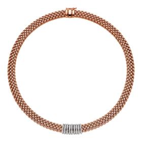 Weißgold, Halsschmuck, FOPE Panorama Collier mit Diamanten 58812CX_PB_R_XBX_042