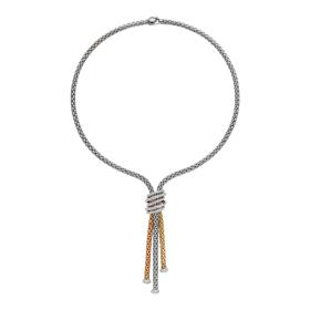 Weißgold, Halsschmuck, FOPE Solo Halskette mit Diamanten 65106CX_PB_B_RBG_043