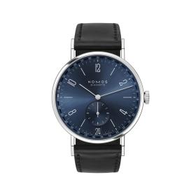 Unisex, NOMOS Glashütte Tangente 2date blau 136
