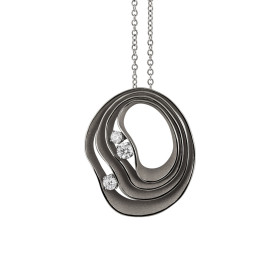 Weißgold, Halsschmuck, Cammilli Dune Precious Anhänger mit Halskette GPE2709E