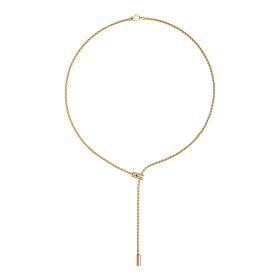 Gelbgold, Halsschmuck, FOPE Verstellbare Aria Halskette 89103FX_BN_G_GGX_041