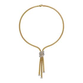 Weißgold, Halsschmuck, FOPE Solo Halskette mit Diamanten 65106CX_PB_G_GGG_043