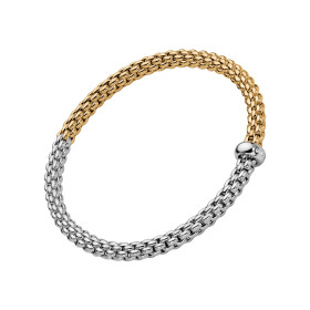        Gelbgold &amp; Weißgold, Armschmuck, FOPE Solo Flex'it Armband 01M06B2_BB_2_XBX_00S