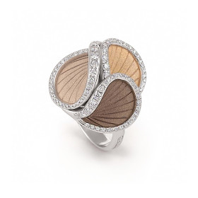         Roségold &amp; Weißgold, Ringe, Cammilli Musa Ring GAN2875T