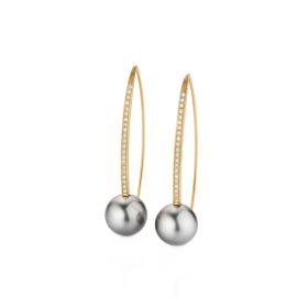 Roségold, Ohrringe, Gellner Wave Ohrhaken 5-24536-02