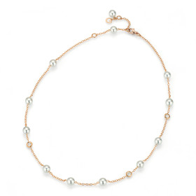 Roségold, Halsschmuck, Gellner Salt´n Pepper Collier, Ref: 5-25052-01