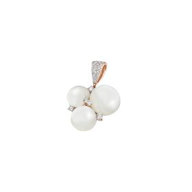 Rotgold, Halsschmuck, Frank Trautz Anhänger Colorelle 3-08994-73-0753