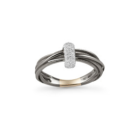 Gold farbig veredelt, Ringe, Cammilli Tie Chic Ring, Ref: GAN2625E