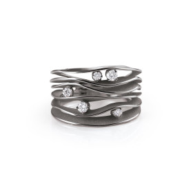 Gold farbig beschichtet, Ringe, Cammilli Dune Ring GAN0914E