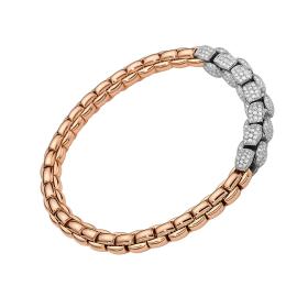Weißgold, Armschmuck, FOPE Eka Flex'it Armband mit Pavébesatz 77305BX_PB_R_XBX_00S