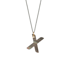 Silber farbig beschichtet, Halsschmuck, Gellner Love Letters Collier, Ref: 2-81714-24