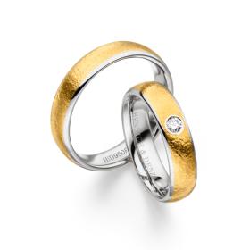 Platin, Ringe, Henrich & Denzel Unita Trauringe P3012.01000-P3012.02000