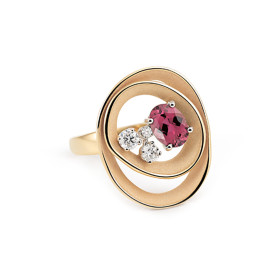 Roségold, Ringe, Cammilli Dune Solar Color Ring GAN3391JT10