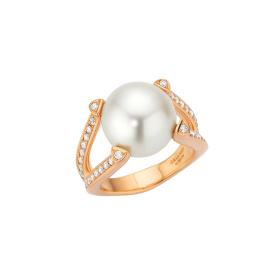 Roségold, Ringe, Gellner WAVE Ring 5-24144-01
