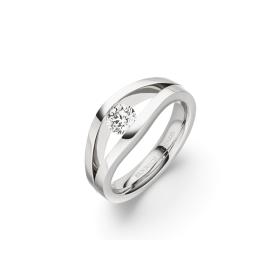 Platin, Ringe, Henrich & Denzel Tensio Solitärring P7500.04000