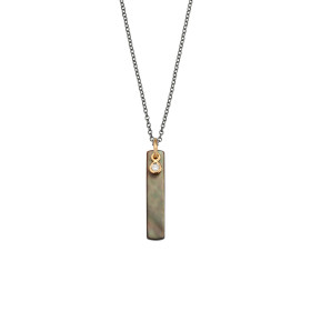 Silber farbig beschichtet, Halsschmuck, Gellner Love Letters Collier, Ref: 2-81714-09