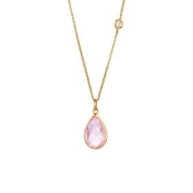 Gelbgold, Halsschmuck, Gellner BIG BANG Collier mit Einhänger 2-81668-03