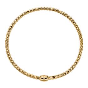 Gelbgold, Halsschmuck, FOPE Eka Flex'it Halskette mit dekorativem Verschluss 07F05CX_BB_G_XGX_034
