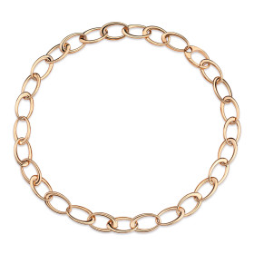         Roségold, Halsschmuck, Emil Kraus Ellipse E170 Kette 27.29.E170-60
