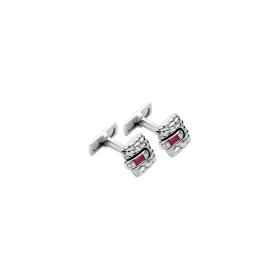 Weißgold, Armschmuck, FOPE Vendôme Manschettenknöpfe mit Rubin 00802GX_B4_B_XXX_000