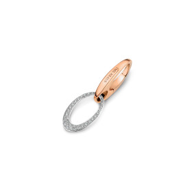         Roségold &amp; Weißgold, Halsschmuck, Emil Kraus Ellipse E121 Diamant Clip 57.22.KV.E121D2W