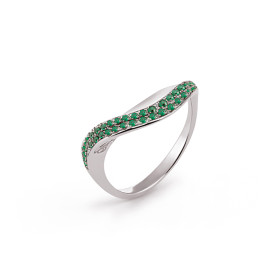 Weißgold, Ringe, Cammilli Velaa Color Ring GAN3331V05W