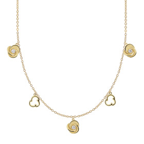 Gelbgold, Halsschmuck, Cammilli Desert Rose Collier GCO3475U