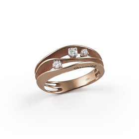 Gold farbig beschichtet, Ringe, Cammilli Dune Ring GAN2662C