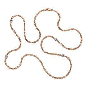 Weißgold, Halsschmuck, FOPE Prima langes Collier 74108C4_BB_R_BBB_080