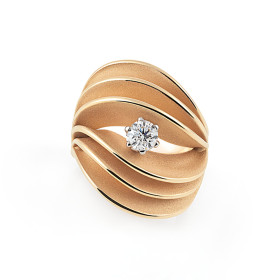 Roségold, Ringe, Cammilli Velaa Royale Ring GAN3189J