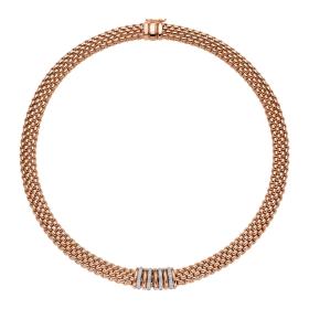 Weißgold, Halsschmuck, FOPE Panorama Collier mit Diamanten 58812CX_BB_R_BBX_042