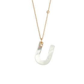 Roségold, Halsschmuck, Gellner Love Letters Collier, Ref: 2-81713-21