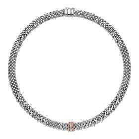 Weißgold, Halsschmuck, FOPE Panorama Collier mit Diamanten 58712CX_BB_B_RBR_042