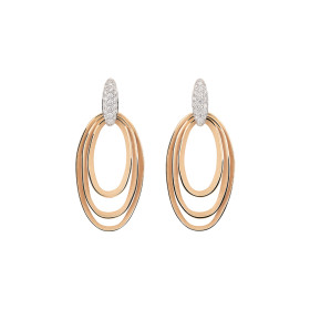 Weißgold, Ohrringe, Annamaria Cammilli Dune Chic Pavé Ohrringe GOR3711PAVJ
