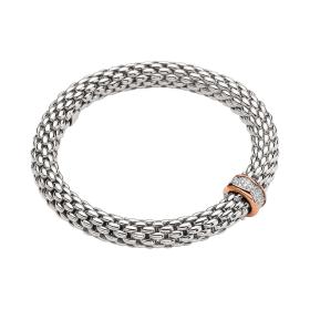 Weißgold, Armschmuck, FOPE Love Nest Flex'it Armband 45414BX_PB_B_RBR_0XS